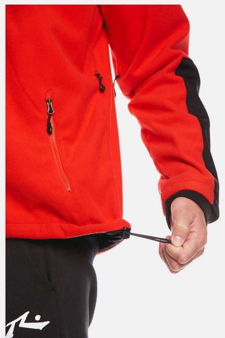 Jeff Green Jeff Green Aron Fleecejacke Herren - Red - 7 | SportScheck