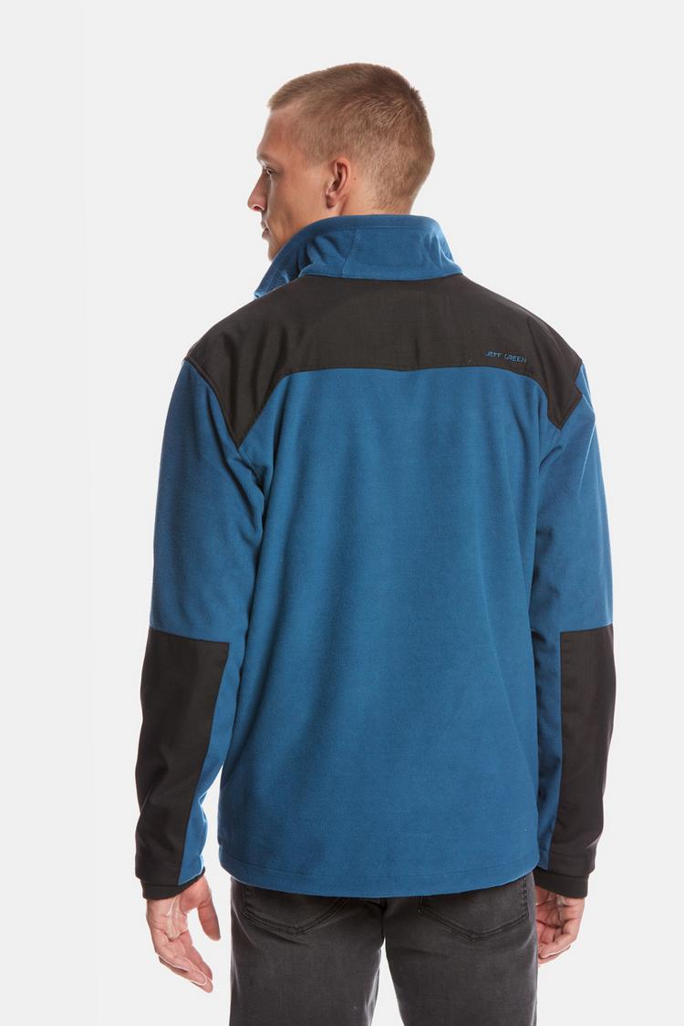 Jeff Green Jeff Green Aron Fleecejacke Herren - Jeans Blue - 1 | SportScheck