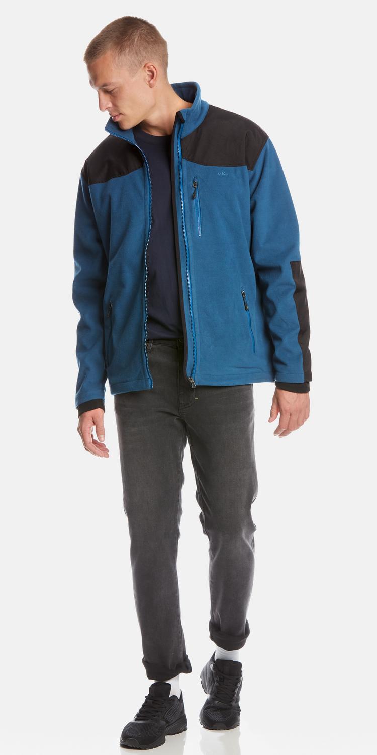 Jeff Green Jeff Green Aron Fleecejacke Herren - Jeans Blue - 2 | SportScheck