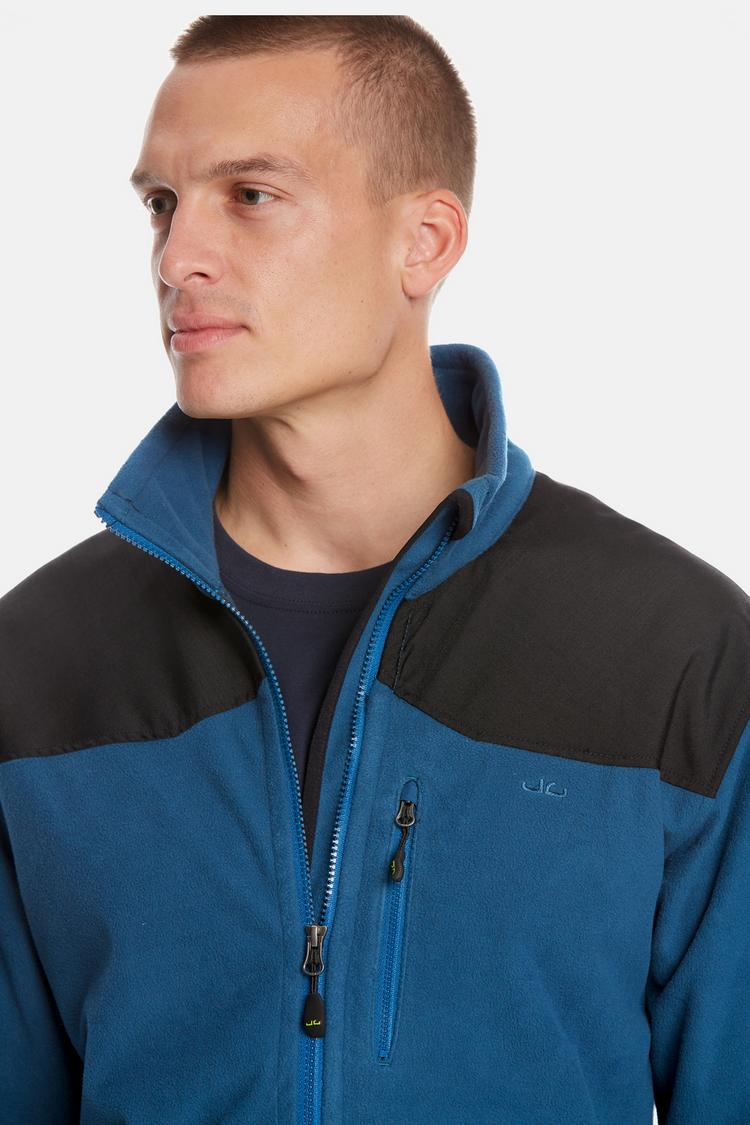 Jeff Green Jeff Green Aron Fleecejacke Herren - Jeans Blue - 3 | SportScheck