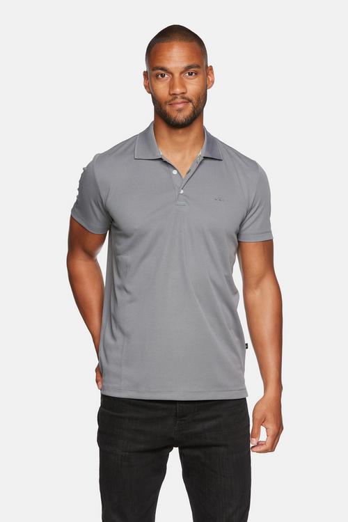 Rückansicht von Jeff Green Eclipse Poloshirt Herren Grey 1