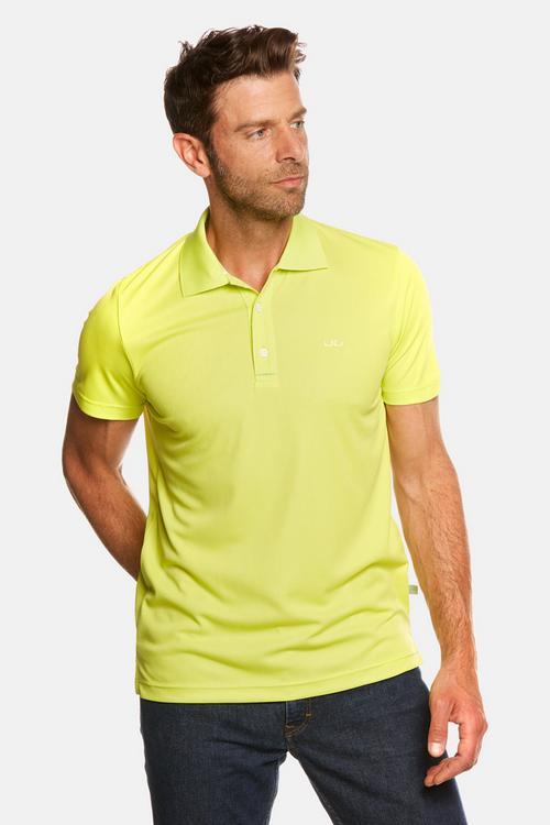 Rückansicht von Jeff Green Eclipse Poloshirt Herren Light Lime