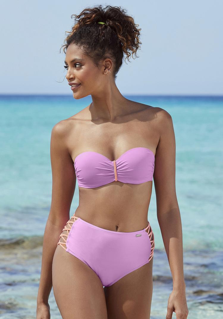 VENICE BEACH VENICE BEACH Highwaist-Bikini-Hose Bikini Hose Damen - lila - 1 | SportScheck