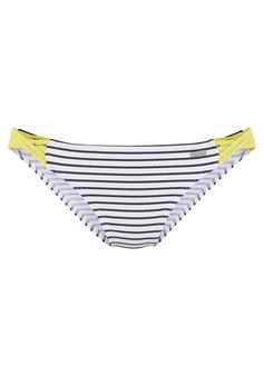 VENICE BEACH Bikini-Hose Bikini Hose Damen schwarz-wei&szlig;-limette