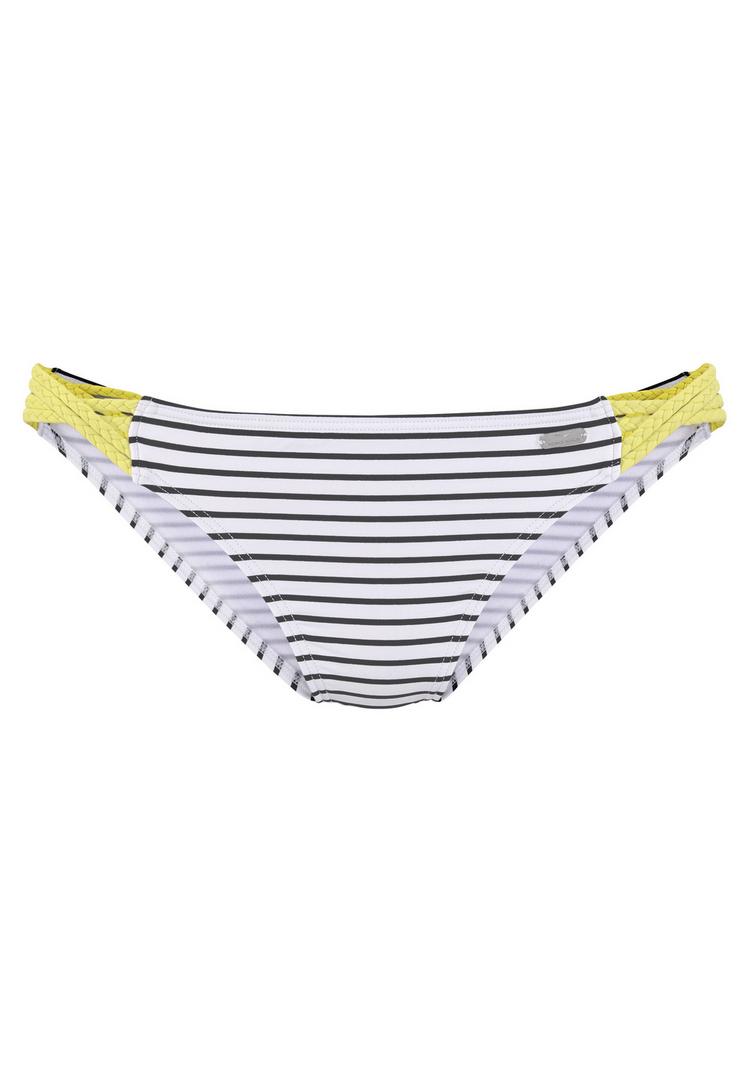 VENICE BEACH VENICE BEACH Bikini-Hose Bikini Hose Damen - schwarz-wei&szlig;-limette - 0 | SportScheck