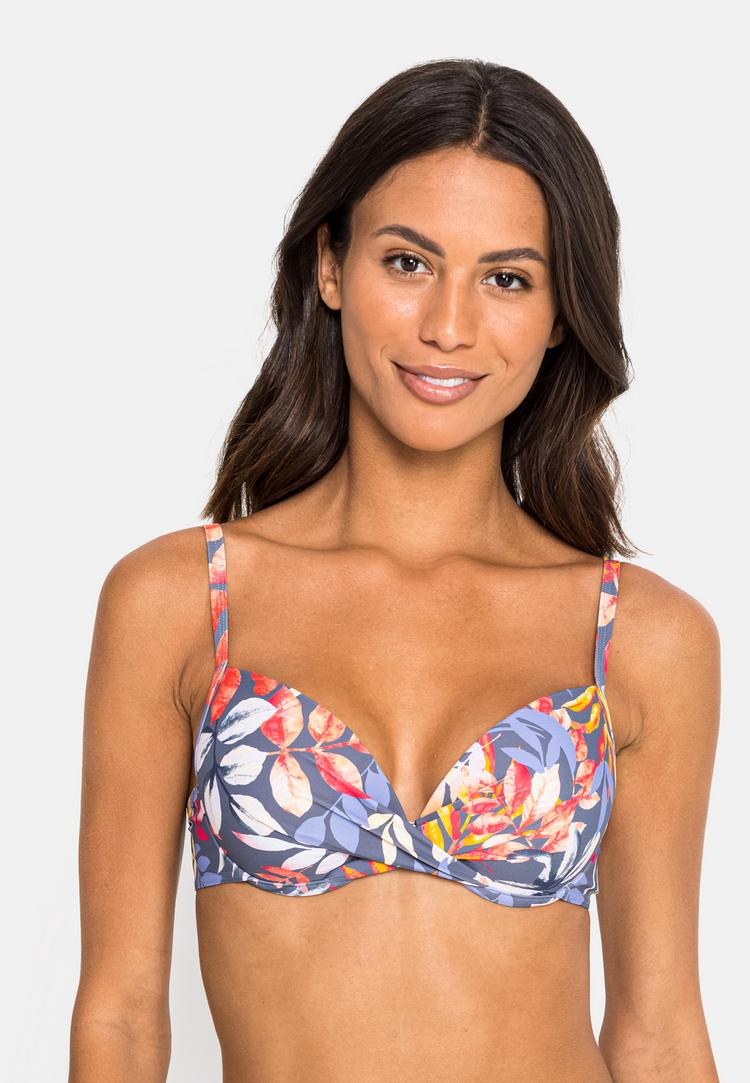 Vivance Vivance Push-Up-Bikini-Top Bikini Oberteil Damen - grau-bedruckt - 3 | SportScheck
