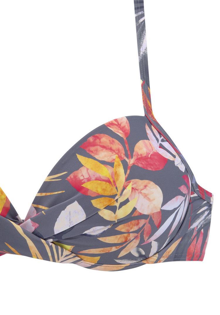 Vivance Vivance Push-Up-Bikini-Top Bikini Oberteil Damen - grau-bedruckt - 0 | SportScheck