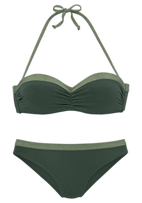 JETTE B&uuml;gel-Bandeau-Bikini Bikini Set Damen