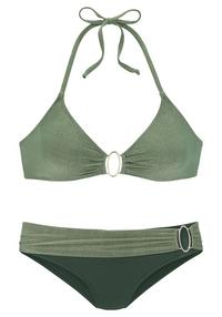 JETTE Triangel-Bikini Bikini Set Damen - oliv