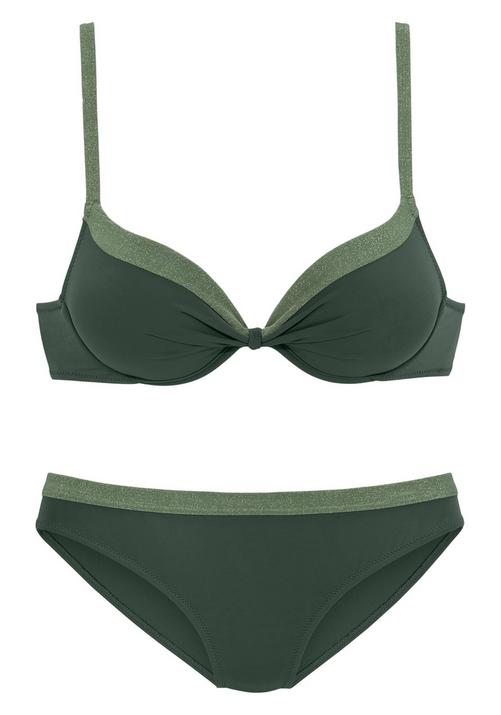 JETTE Push-Up-Bikini Bikini Set Damen