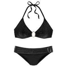 Jette Joop Triangel-Bikini Bikini Set Damen schwarz