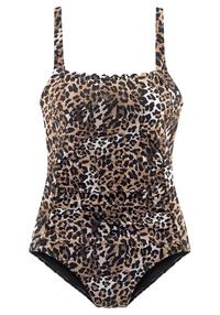 Lascana Badeanzug Badeanzug Damen - braun-bedruckt