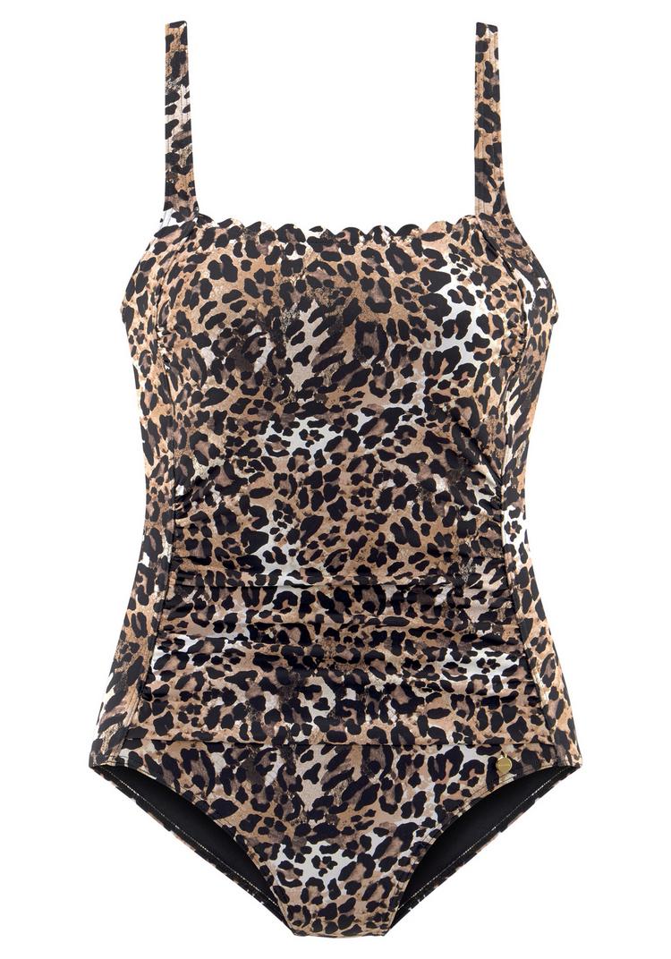 Lascana Lascana Badeanzug Badeanzug Damen - braun-bedruckt - 0 | SportScheck