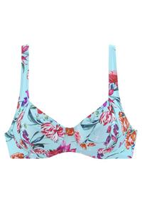 sunseeker B&uuml;gel-Bikini-Top Bikini Oberteil Damen - hellblau-bedruckt