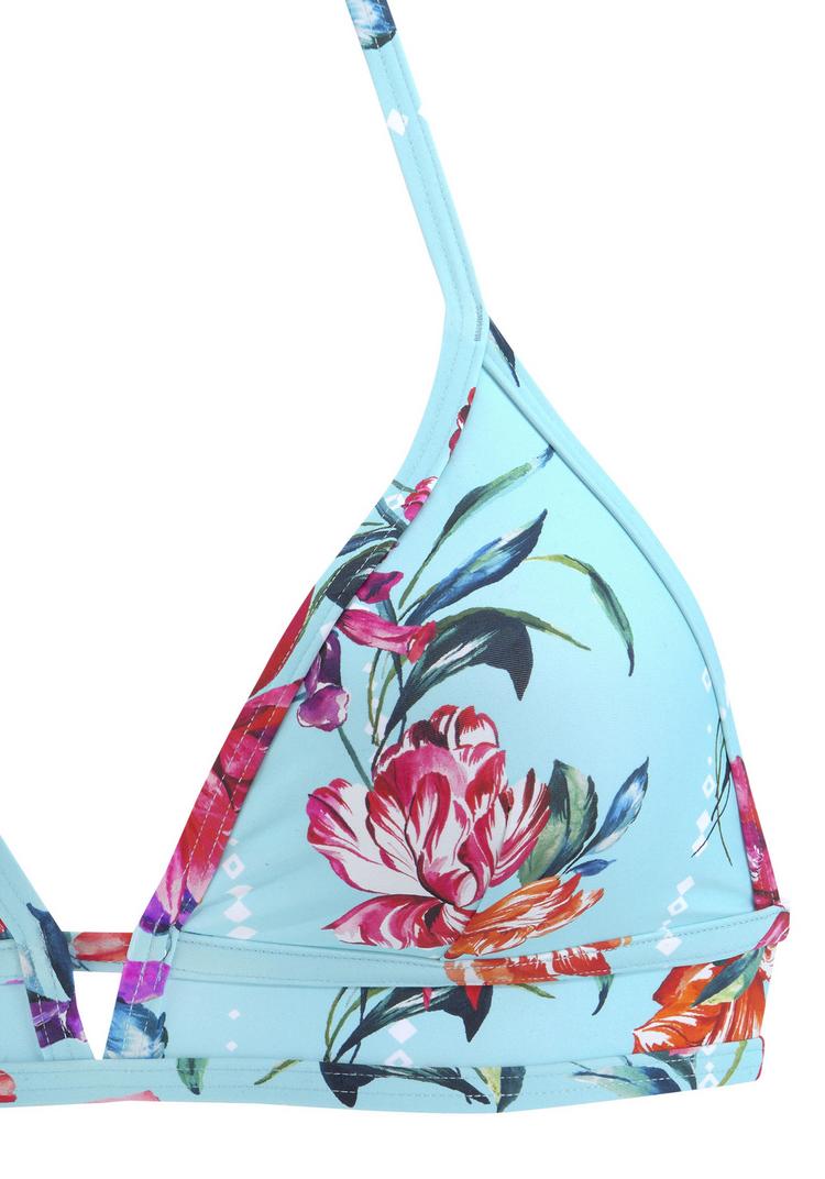 sunseeker sunseeker Triangel-Bikini-Top Bikini Oberteil Damen - hellblau-bedruckt - 0 | SportScheck