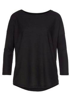 Vivance 3/4-Arm-Shirt Longshirt Damen schwarz