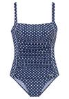 Lascana Badeanzug Badeanzug Damen - marine-wei&szlig;