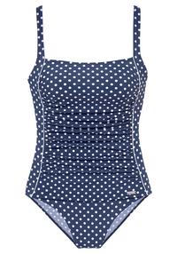 Lascana Badeanzug Badeanzug Damen - marine-wei&szlig;