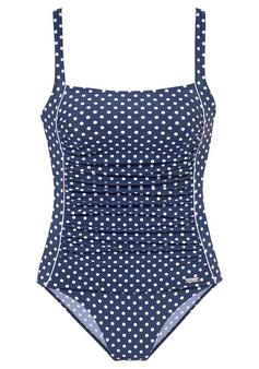 Lascana Badeanzug Badeanzug Damen marine-weiß