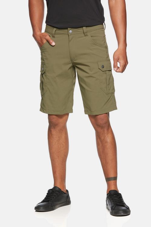 Rückansicht von Jeff Green Stan Funktionsshorts Herren Olive Night