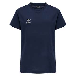 hummel hmlMOVE GRID COTTON T-SHIRT S/S KID T-Shirt Kinder MARINE