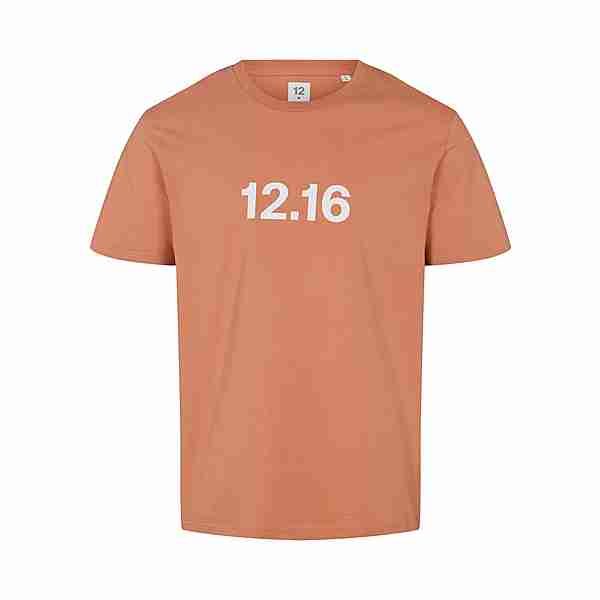 Twelvesixteen Tee Organic 12.16 logo Mushroom T-Shirt Herren lys pink