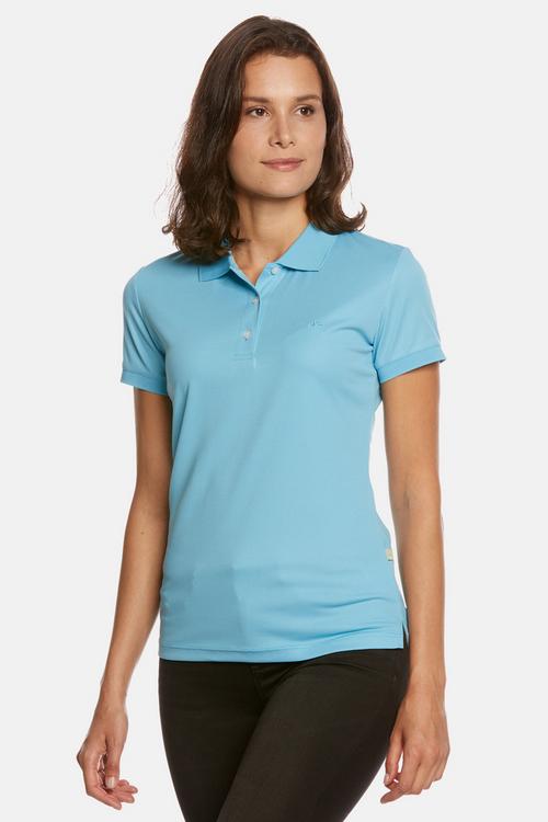 Rückansicht von Jeff Green Cadet Poloshirt Damen Light Cloud