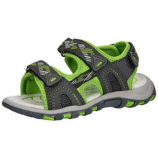 LICO Sandale Sandalen Kinder grau/grün