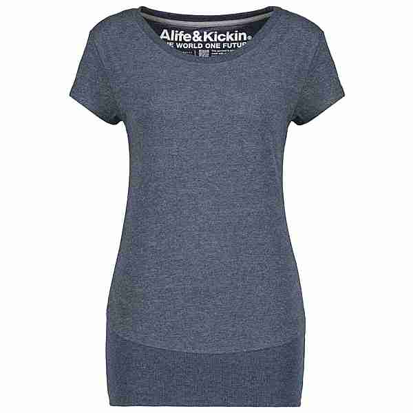 ALIFE AND KICKIN KikoAK A T-Shirt Damen marine melange