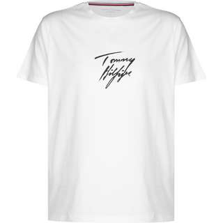 Tommy Hilfiger CN Logo T-Shirt Herren weiß