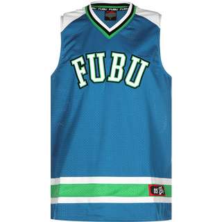 Fubu College Mesh Tanktop Herren blau/grün/weiß