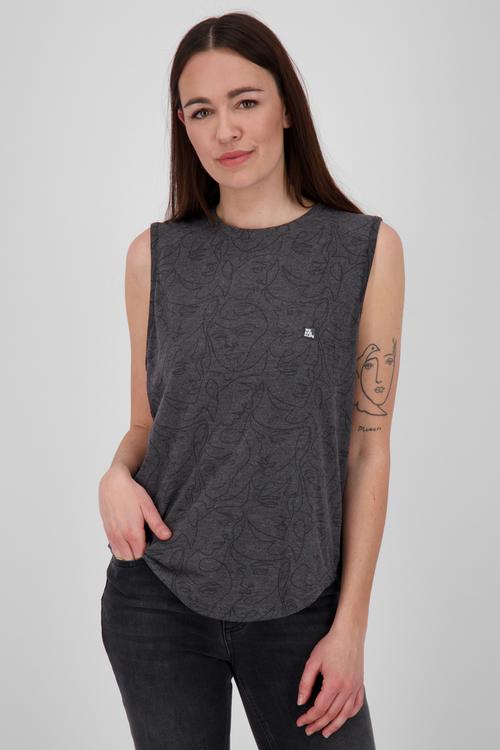 Rückansicht von ALIFE AND KICKIN SamiraAK Tanktop Damen moonless