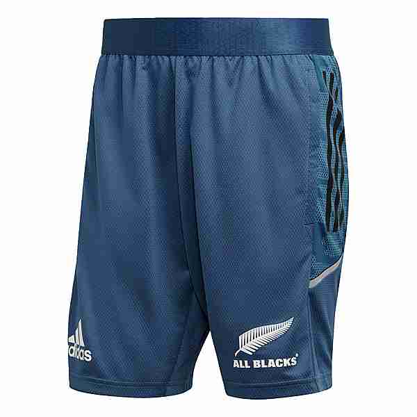 adidas All Blacks Primeblue Rugby Gym Shorts Funktionsshorts Herren Wonder Steel / White / Black