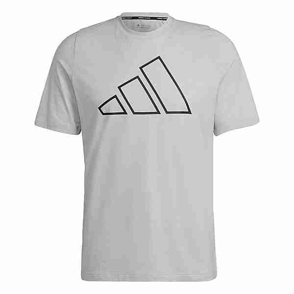 adidas Train Icons 3-Bar Training T-Shirt T-Shirt Herren Grau
