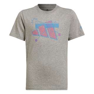 adidas AEROREADY Tennis Graphic T-Shirt T-Shirt Kinder Grau