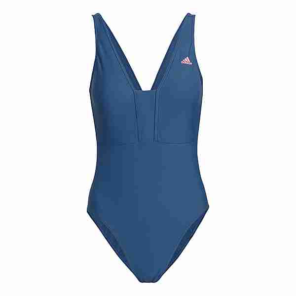 adidas Iconisea 3-Streifen Badeanzug Badeanzug Damen Blau