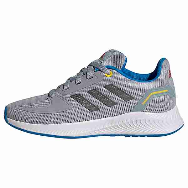 adidas Runfalcon 2.0 Laufschuh Sneaker Kinder Halo Silver / Iron Metallic / Blue Rush
