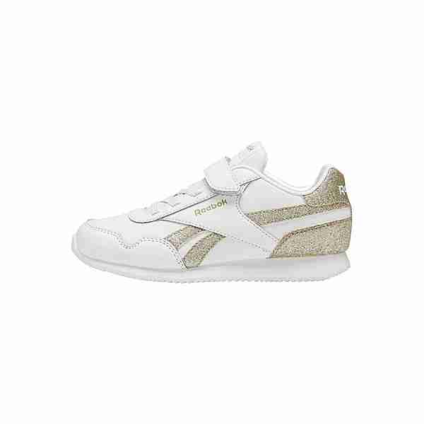 Reebok Royal Classic Jog 3 Shoes Sneaker Kinder Cloud White / Cloud White / Gold Metallic