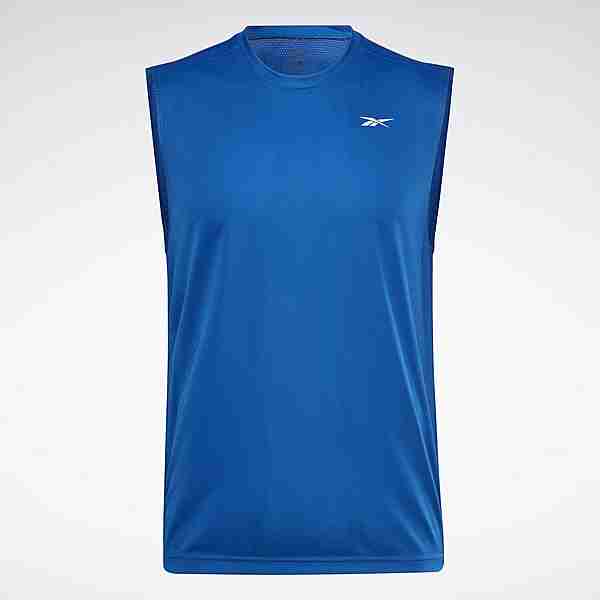 Reebok Workout Ready Sleeveless Tech Shirt Tanktop Herren Blau