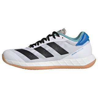 adidas Adizero Fastcourt 1.5 Handballschuh Sneaker Damen Cloud White / Core Black / Beam Orange