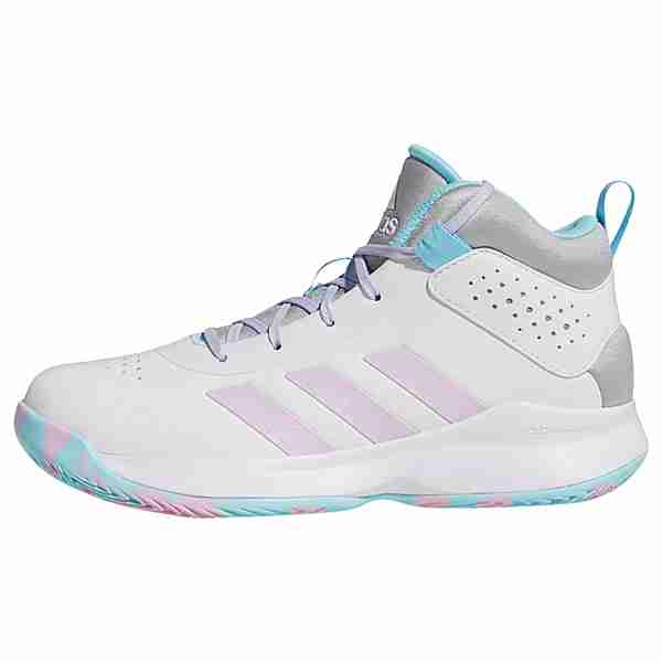 adidas Cross Em Up 5 K Wide Basketballschuh Basketballschuhe Kinder Dash Grey / Bliss Lilac / Grey Two