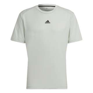 adidas AEROREADY Yoga T-Shirt T-Shirt Herren Linen Green / Black