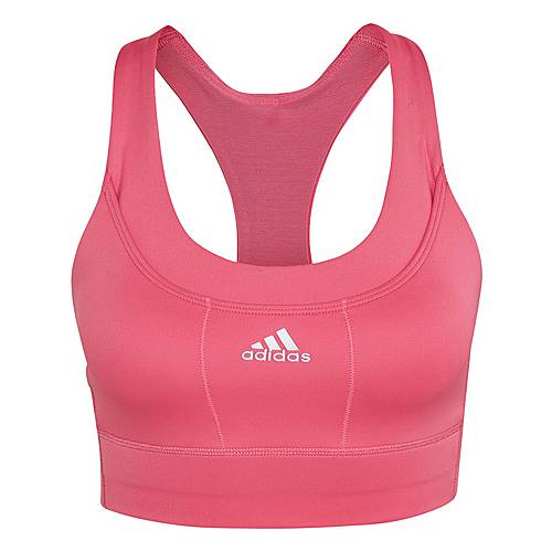 adidas Synthetik Running Medium-Support Pocket Sport-BH in Pink Damen Bekleidung Dessous BHs 