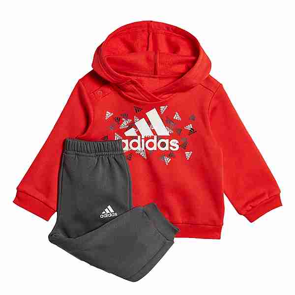 Bejaarden Mediaan Wolk Adidas Badge of Sport Graphic Jogginganzug Trainingsanzug Kinder Vivid Red  im Online Shop von SportScheck kaufen
