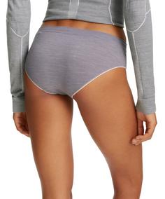 Rückansicht von Falke Merino Panty Funktionsunterhose Damen grey-heather (3757)