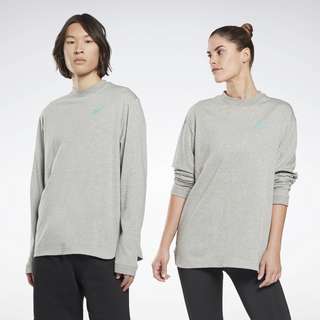 Reebok MYT Long-Sleeve Graphic Shirt Langarmshirt Medium Grey Heather