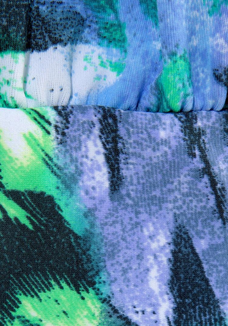 Lascana Lascana Oversize-Tankini Bikini Set Damen - schwarz-gr&uuml;n - 0 | SportScheck