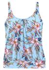 Lascana Tankini-Top Bikini Oberteil Damen - hellblau-bedruckt