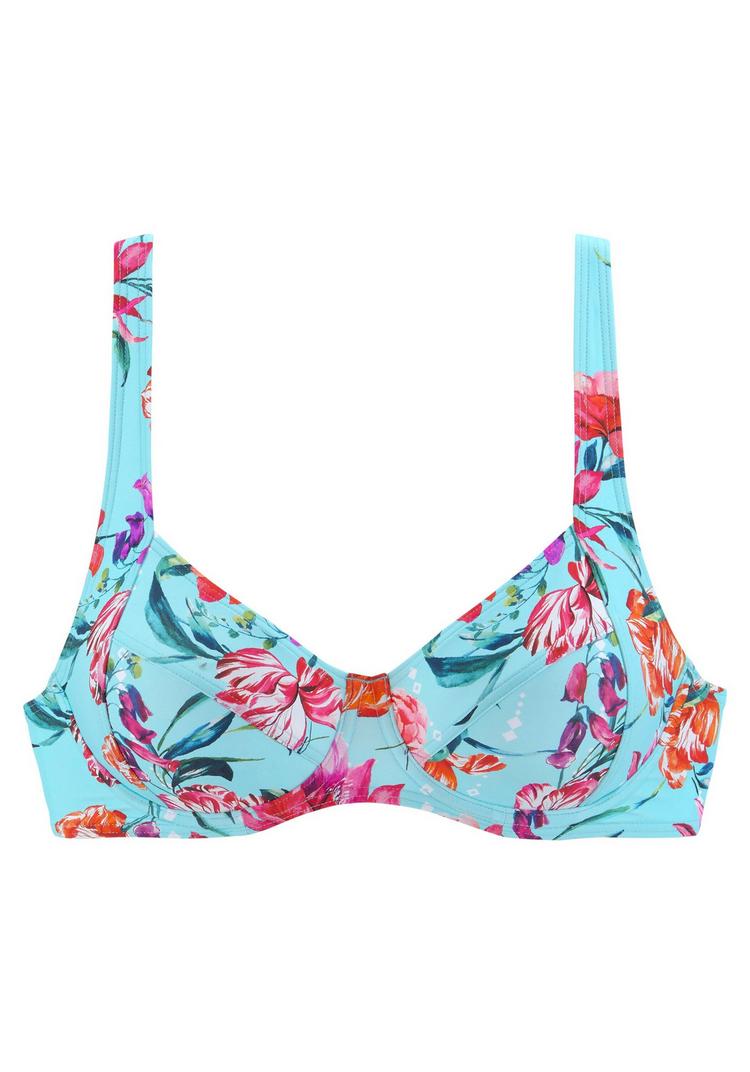 sunseeker sunseeker B&uuml;gel-Bikini-Top Bikini Oberteil Damen - hellblau-bedruckt - 1 | SportScheck