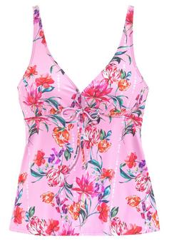 sunseeker Bügel-Tankini-Top Tankini Oberteil Damen rosa-bedruckt